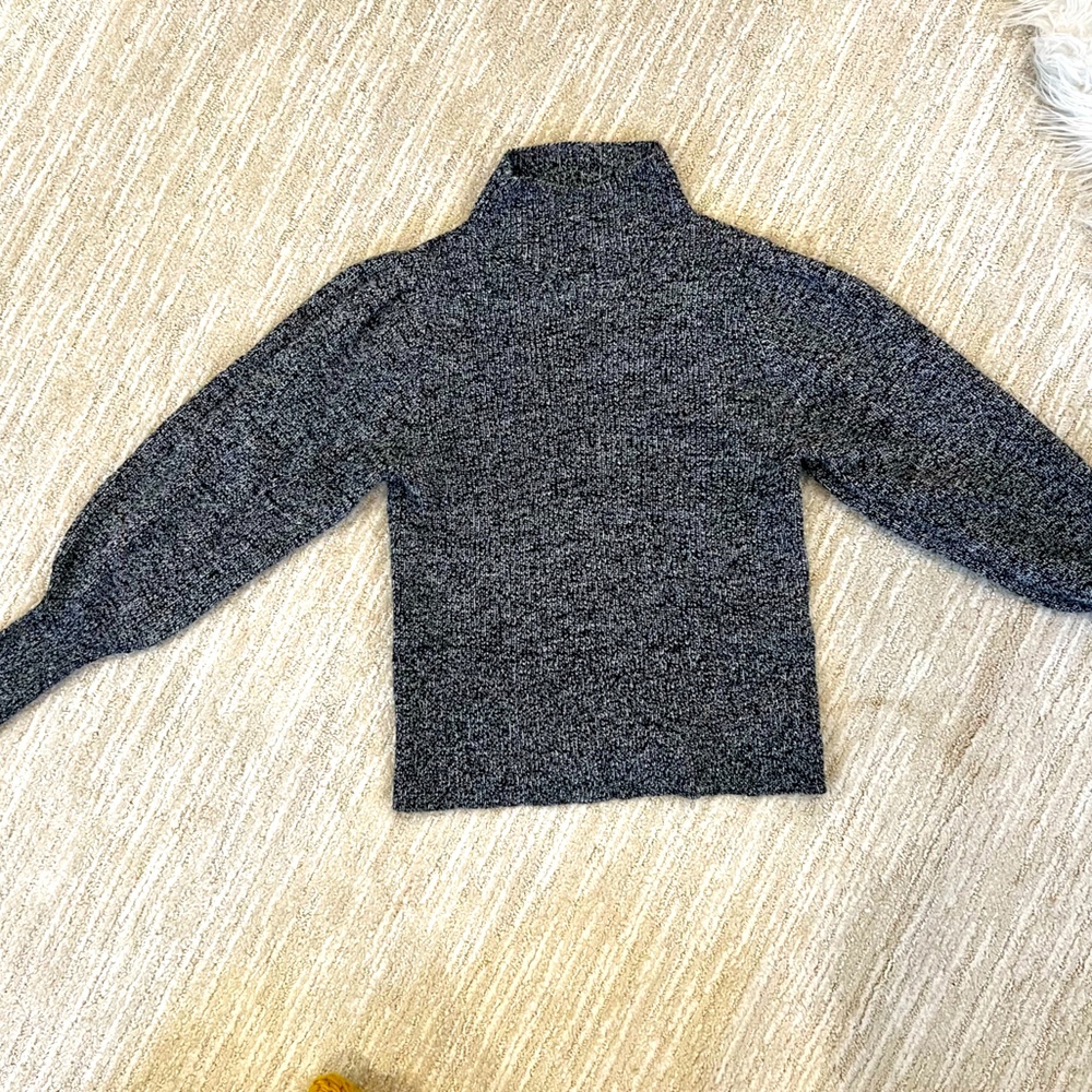 Gap mock neck balloon sleeve sweater